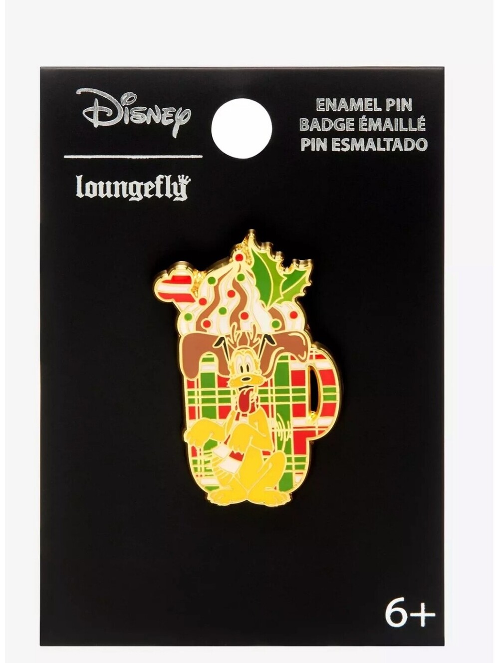 Loungefly Disney Pluto Peppermint Mocha Enamel Pin